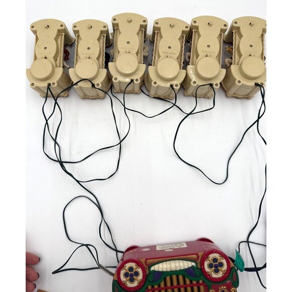 1992 Mr. Christmas Holiday Carousel Music Lights 6 Horses Animated Tested/Works - Picture 12 of 16